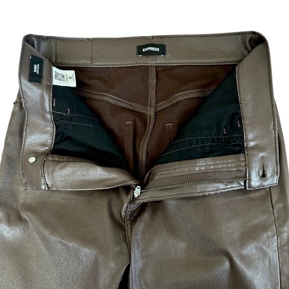 #39 EXPRESS SKINNY COATED SUPER HIGH RISE SZ 6 - Picture 14 of 15